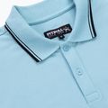 Men's Pitbull West Coast Polo Shirt Pique Stripes Regular light blue 6