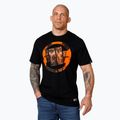 Pitbull West Coast Orange Dog 24 black men's t-shirt