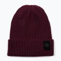 Winter hat Pitbull Beanie Velcro Logo burgundy