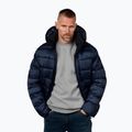 Men's Pitbull Barles Ribstop Padded Hooded winter jacket dark navy 4