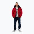 Men's Pitbull Barles Ribstop Padded Hooded winter jacket red 2
