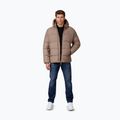 Men's Pitbull Duncan Quilted Hooded dark sand winter jacket 2