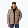 Men's Pitbull Duncan Quilted Hooded dark sand winter jacket 4