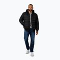 Men's Pitbull Hidden Quilted Hooded jacket black/black 2