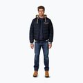 Men's Pitbull Hidden Quilted Hooded jacket dark navy/beige 2