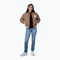 Pitbull Buena Quilted Varsity brown women's jacket 2