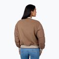 Pitbull Buena Quilted Varsity brown women's jacket 3