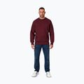 Men's Pitbull Small Logo Crewneck sweatshirt burgundy 2