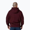 Men's Pitbull Small Logo Hooded sweatshirt burgundy 3