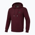 Men's Pitbull Small Logo Hooded sweatshirt burgundy