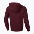 Men's Pitbull Small Logo Hooded sweatshirt burgundy 2