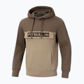 Men's Pitbull Hilltop 2 Hooded brown/pale sand sweatshirt 5