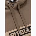 Men's Pitbull Hilltop 2 Hooded brown/pale sand sweatshirt 7