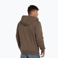 Men's Pitbull Zip Sherpa 2 Ruffin Hooded sweatshirt brown 3