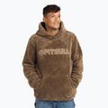 Men's sweatshirt Pitbull Aragon Hooded coyote brown