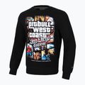 Men's Pitbull West Coast Crewneck sweatshirt Most Wanted black