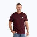 Men's T-shirt Pitbull Small Logo dark burgundy