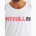 Pitbull Dog 89 men's tank top white 4