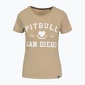 Women's T-shirt Pitbull Love PB sand