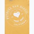 Women's T-shirt Pitbull Heartie pale yellow 4
