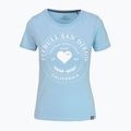Women's T-shirt Pitbull Heartie light blue