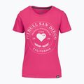Women's T-shirt Pitbull Heartie raspberry red