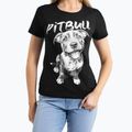 Women's T-shirt Pitbull Puppy 2 black 4