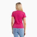 Pitbull Synglasses Dog raspberry gold women's t-shirt 3