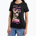 Women's T-shirt Pitbull Synglasses Dog black 4