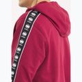 Men's sweatshirt Pitbull Tape Nugget Hooded Zip Sweatshirt burgundy 5