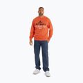 Men's Pitbull Surfing Dog Crewneck Sweatshirt bright salmon 2