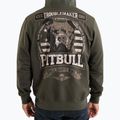 Men's Pitbull Troublemaker Hooded Zip Sweatshirt old green 3