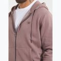 Men's sweatshirt Pitbull Lancaster 2 Hooded Zip Sweatshirt washed burgundy 4