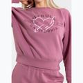 Women's sweatshirt Pitbull Manzanita Heart Crewneck Sweatshirt pink 4