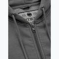 Pitbull women's Manzanita Heart Hooded Zip Sweatshirt washed grey 6