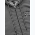 Pitbull women's Manzanita Heart Hooded Zip Sweatshirt washed grey 7