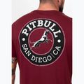Men's Pitbull San Diego CA black burgundy t-shirt 3