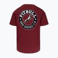 Men's Pitbull San Diego CA black burgundy t-shirt 5