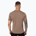 Men's Pitbull Logo Palms brown savana t-shirt 3