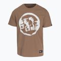 Men's Pitbull Logo Palms brown savana t-shirt 4