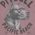 Pitbull men's pacific dusty burgundy t-shirt 5