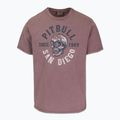 Men's Pitbull Shkull Logo t-shirt dusty burgundy