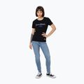 Pitbull women's t-shirt Santa Muerte Blue black 2
