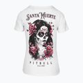 Pitbull Santa Muerte women's t-shirt Rose white 4