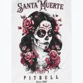 Pitbull Santa Muerte women's t-shirt Rose white 8