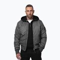 Men's jacket Pitbull Hacket Washed Bomber graphite 4