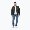 Men's jacket Pitbull Hacket Washed Bomber dark green 2