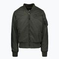 Men's jacket Pitbull Hacket Washed Bomber dark green