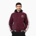 Men's jacket Pitbull Manolito Baseball burgundy