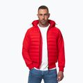 Men's jacket Pitbull Palomar Padded Hooded Hybrid fluo/red 4